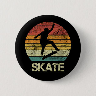 Bóton Redondo 5.08cm Skate Olli vintage design para patinadores