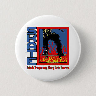 Bóton Redondo 5.08cm Skateboarding