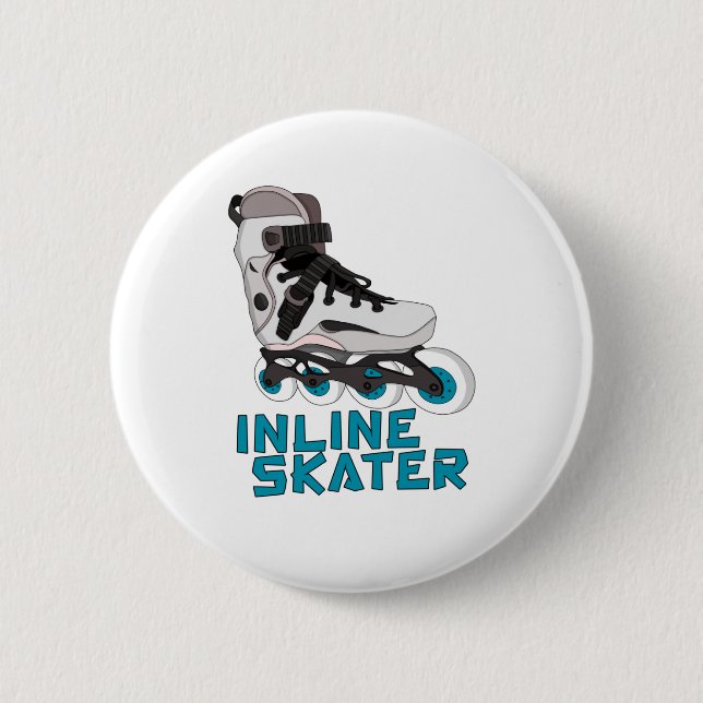 Bóton Redondo 5.08cm Skater Inline (Frente)