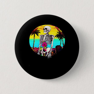 Bóton Redondo 5.08cm Skeleton Saindo do Sunset Beach Classic