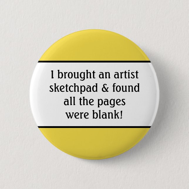 Bóton Redondo 5.08cm Sketchpad Artista (Frente)