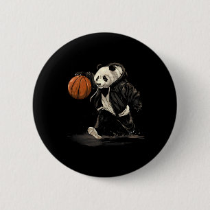 Bóton Redondo 5.08cm Sketll Bear Animal Art Sketll Hoop Panda Drake