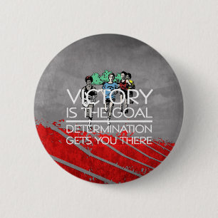 Bóton Redondo 5.08cm Slogan SUPERIOR da vitória da trilha