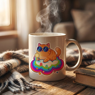 Bóton Redondo 5.08cm Smart Ginger Cat with Lightbulb - Funny Big Idea B