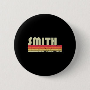 Bóton Redondo 5.08cm Smith Surname Funny Retro Vintage 80s 90s Aniversá