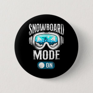 Bóton Redondo 5.08cm Snowboard Snowboard Vintage Goggggggggggggggggg