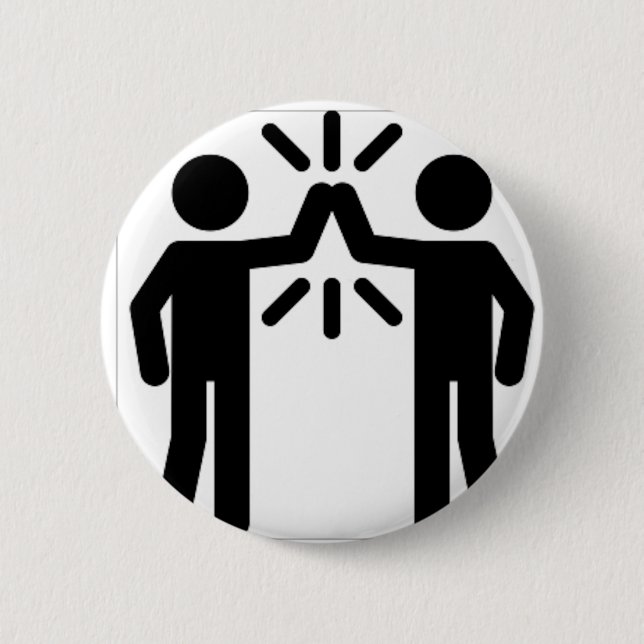 BÓTON REDONDO 5.08CM SNŐWFLAKE MAKER - CRACHÁ DE REPRODUÇÃO (Frente)