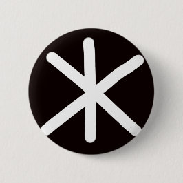 BÓTON REDONDO 5.08CM SNÖWFLAKE MAKER - FLAKE - 002