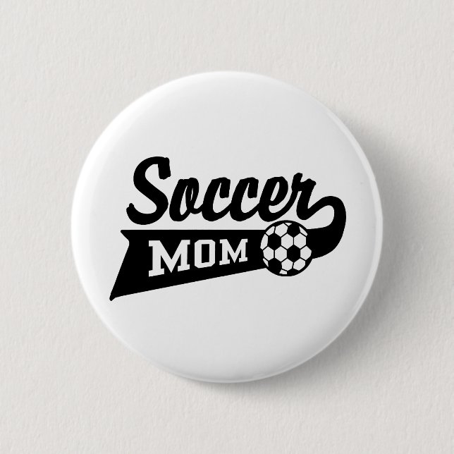 Bóton Redondo 5.08cm Soccer Mãe (Frente)