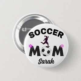 Bóton Redondo 5.08cm Soccer Mãe