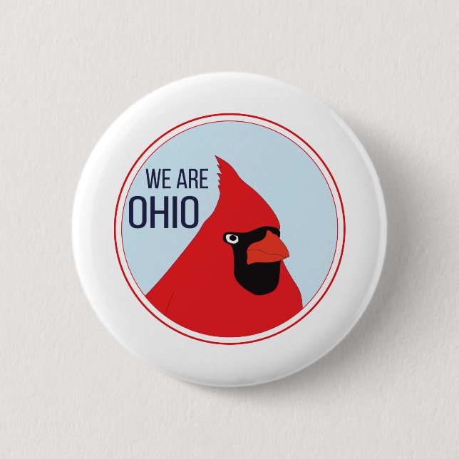 Bóton Redondo 5.08cm Somos Ohio (Frente)