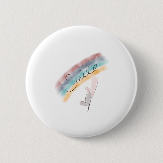 Bóton Redondo 5.08cm Sorria 🙂 (Frente)