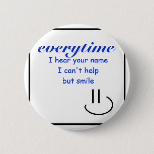 Bóton Redondo 5.08cm Sorriso em seu nome