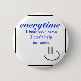 Bóton Redondo 5.08cm Sorriso em seu nome