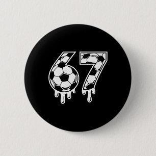 Bóton Redondo 5.08cm Sorvete 67 Drip Futebol Gen Alpha Six Seven Meme