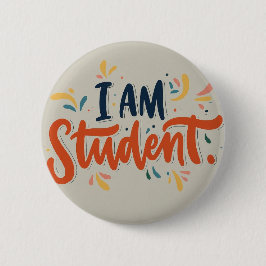 Bóton Redondo 5.08cm Sou Estudante