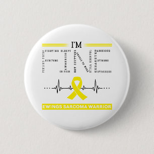 Bóton Redondo 5.08cm Sou Fine Ewing Sarcoma Warrior