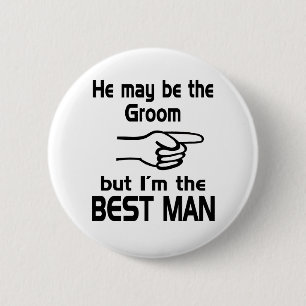 Bóton Redondo 5.08cm Sou o Melhor Homem