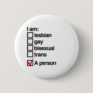 Bóton Redondo 5.08cm Sou uma pessoa LGBT