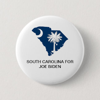Bóton Redondo 5.08cm SOUTH CAROLINA para o botão de JOE BIDEN
