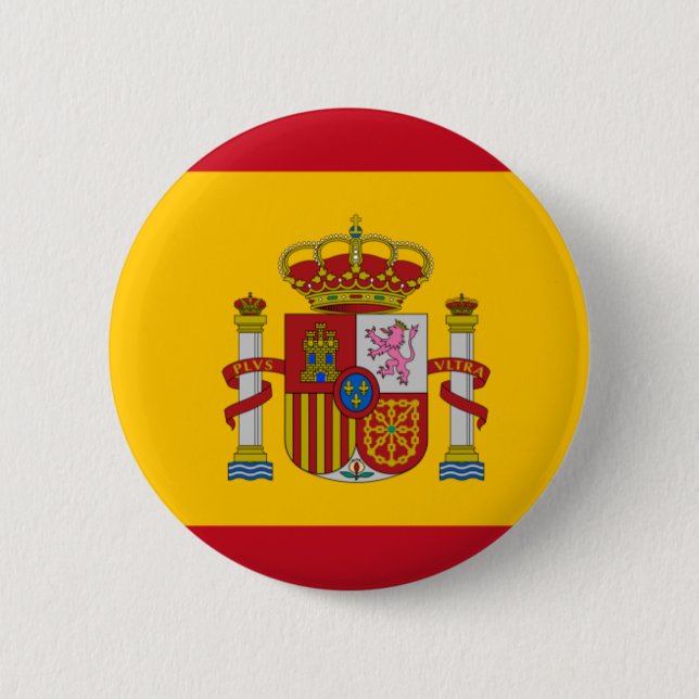 Bóton Redondo 5.08cm spain flag (Frente)