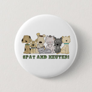 Bóton Redondo 5.08cm Spay e Neuter