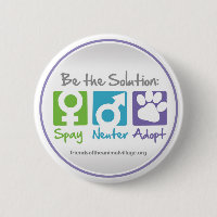 "Spay, neutralize, adote" o botão