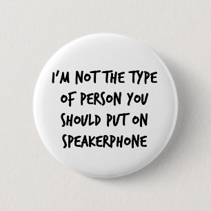 Bóton Redondo 5.08cm Speakerphone
