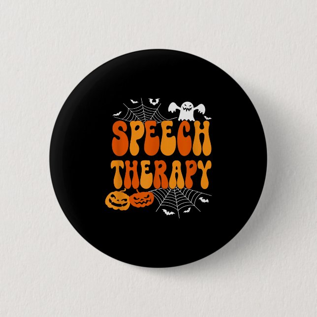 Bóton Redondo 5.08cm Speech Therapy Speech Therast Speech Pathology Hal (Frente)