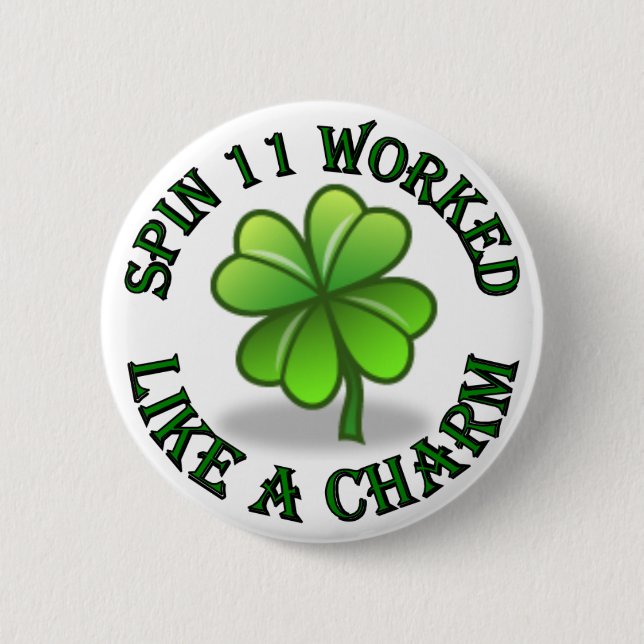 Bóton Redondo 5.08cm Spin11 trabalhou o botão (Frente)