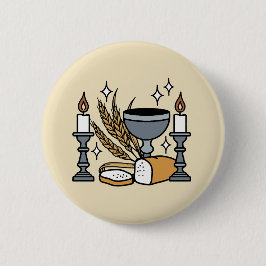 Bóton Redondo 5.08cm Spiritual Faith and Grace – Uplifting Christian