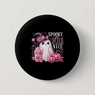 Bóton Redondo 5.08cm Spooky And Spice E Tudo Bom Pino De Halloween