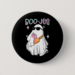 Bóton Redondo 5.08cm Spooky Season Cute Ghost Halloween Costume Boujee