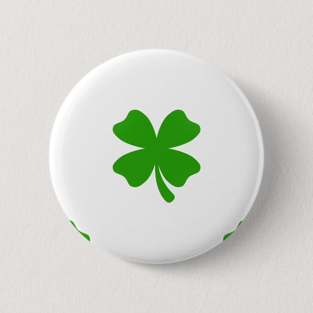 Bóton Redondo 5.08cm st patricks clover emoji (Frente)