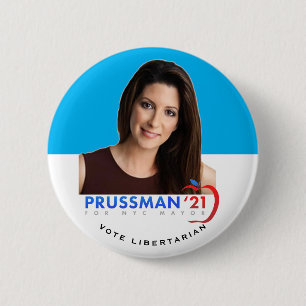 Bóton Redondo 5.08cm Stacey Prussman Prefeito 2021