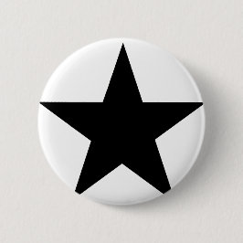 Bóton Redondo 5.08cm Star Black O MUSEUM Zazzle Dons