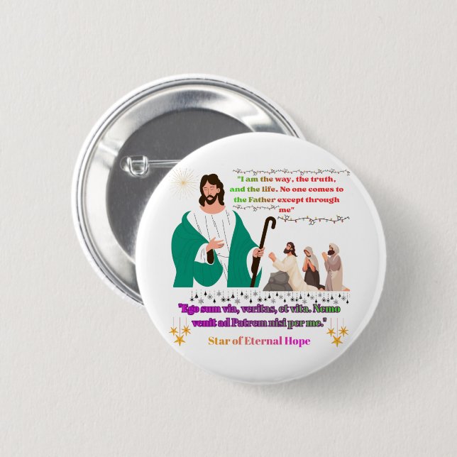 Bóton Redondo 5.08cm Star of Eternal Hope (Frente & Verso)