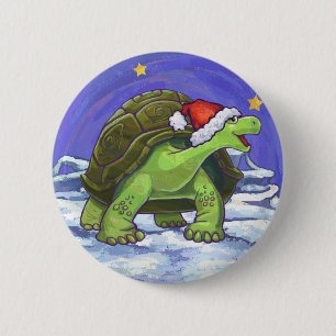 Bóton Redondo 5.08cm Starry Night Tortoise Natal