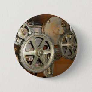 Bóton Redondo 5.08cm Steampunk