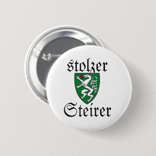 Bóton Redondo 5.08cm Steiermark Österreich Stolzer Steirer Wappen