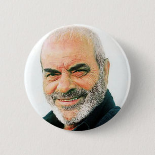 BÓTON REDONDO 5.08CM STELIOS KAZANTZIDIS PIN CRACHÁ TRASEIRO