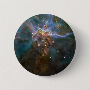 Bóton Redondo 5.08cm Stellar Spires Eagle Nebula