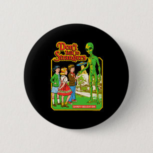 Bóton Redondo 5.08cm Steven Rhodes Não Fale Com Estranhos Alien Retro