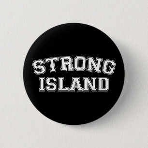 Bóton Redondo 5.08cm Strong Island, NYC, EUA