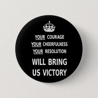 Bóton Redondo 5.08cm Sua coragem trar-nos-á a vitória o baixo preço