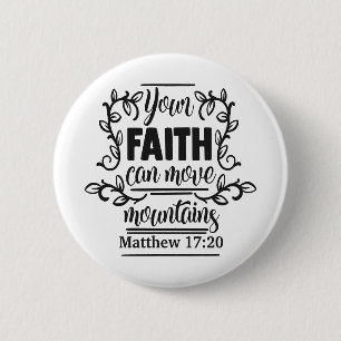 Bóton Redondo 5.08cm sua fé pode mover montanhas.svg