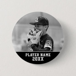 Bóton Redondo 5.08cm Sua Foto Esportiva Personalizada