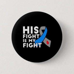 Bóton Redondo 5.08cm Sua Luta É Minha Luta Contra A Diabetes Tipo 1 Sen