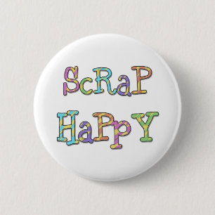 Bóton Redondo 5.08cm Sucata feliz