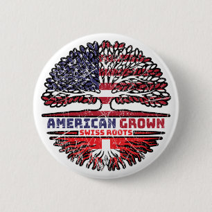 Bóton Redondo 5.08cm Suiça suíça EUA EUA EUA Estados Unidos